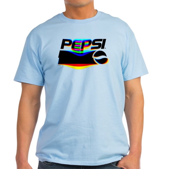 CafePress - Pepsi Logo Glitch White T Shirt - Men's Classic Graphic T-Shirt