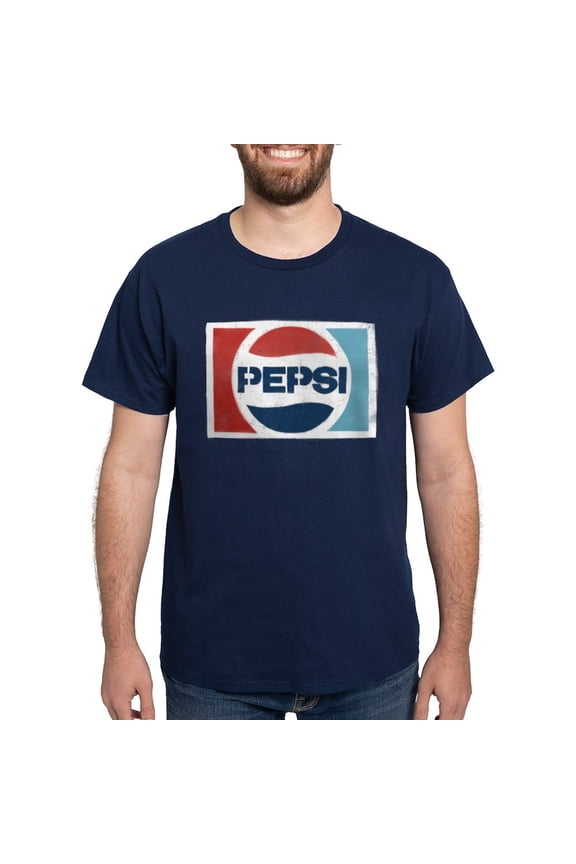 - Pepsi Logo Light T Shirt - Men's Classic Graphic Cotton T-Shirt
