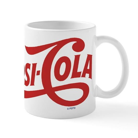 CafePress - Pepsi Logo Mugs - 11 oz Ceramic Mug - Novelty Coffee Tea Cup