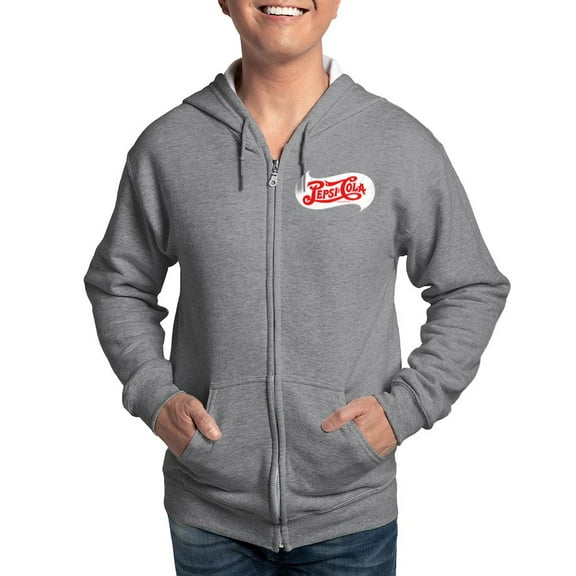 CafePress - Pepsi Logo Sweatshirt - Zip Hoodie, Classic Hooded Sweatshirt with Metal Zipper