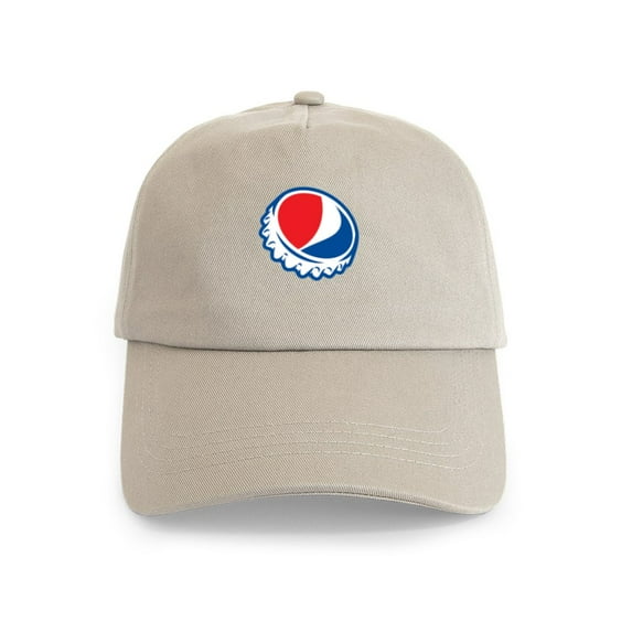 CafePress - Pepsi Modern - Adjustable 100% Brushed Unisex Casual Cotton Baseball Cap, Beige, 1
