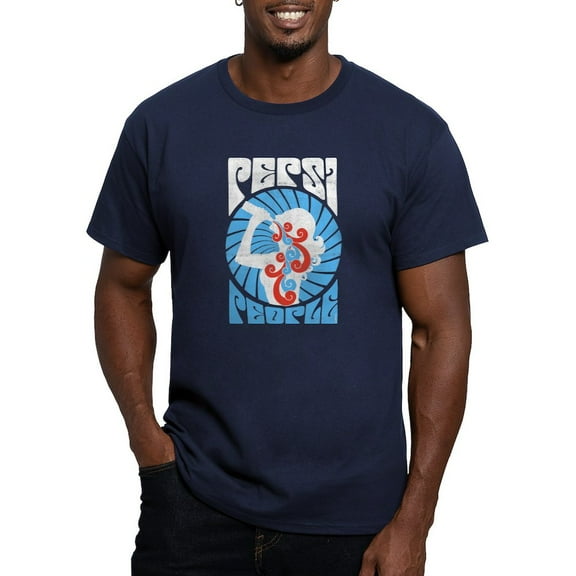 CafePress - Pepsi People Men's Fitted T Shirt (Dark) - Men's Fitted T-Shirt