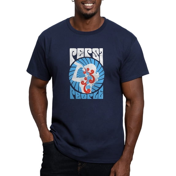 CafePress - Pepsi People Men's Fitted T Shirt (Dark) - Men's Fitted T-Shirt