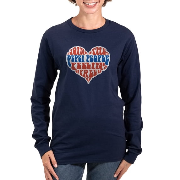 CafePress - Pepsi People Women's Long Sleeve Dark T Shirt - Women's Long Sleeve Graphic Tee Casual Fit