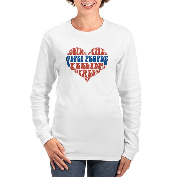 CafePress - Pepsi People Women's Long Sleeve T Shirt - Women's Long Sleeve Graphic Casual T-Shirt