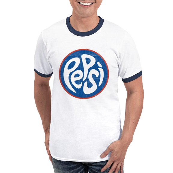 CafePress - Pepsi Ringer T - 100% Cotton Ringed T-Shirt