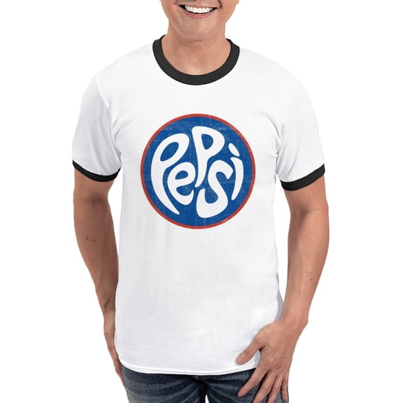 CafePress - Pepsi Ringer T - 100% Cotton Ringed T-Shirt