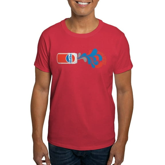 CafePress - Pepsi Spirit Can Light T Shirt - Men's Classic Graphic Cotton T-Shirt