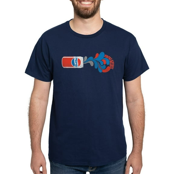 CafePress - Pepsi Spirit Can Light T Shirt - Men's Classic Graphic Cotton T-Shirt