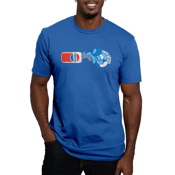 CafePress - Pepsi Spirit Can Men's Fitted T Shirt (Dark) - Men's Fitted T-Shirt