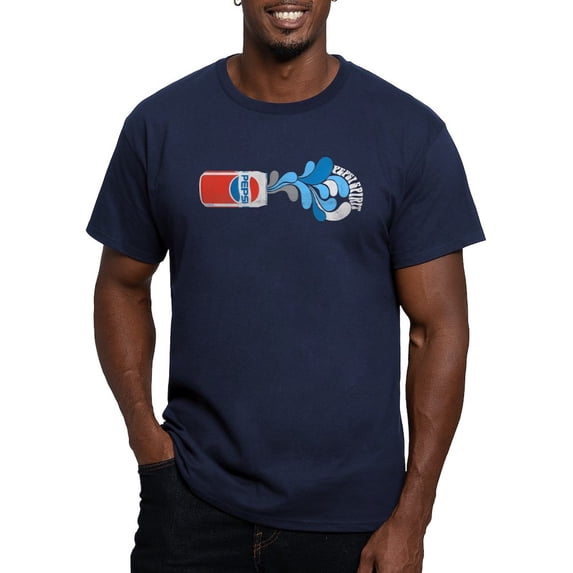 CafePress - Pepsi Spirit Can Men's Fitted T Shirt (Dark) - Men's Fitted T-Shirt