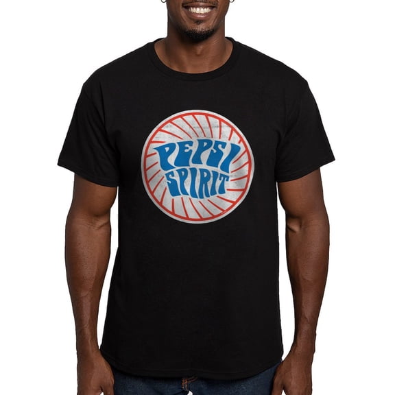 CafePress - Pepsi Spirit Men's Fitted T Shirt (Dark) - Men's Fitted T-Shirt