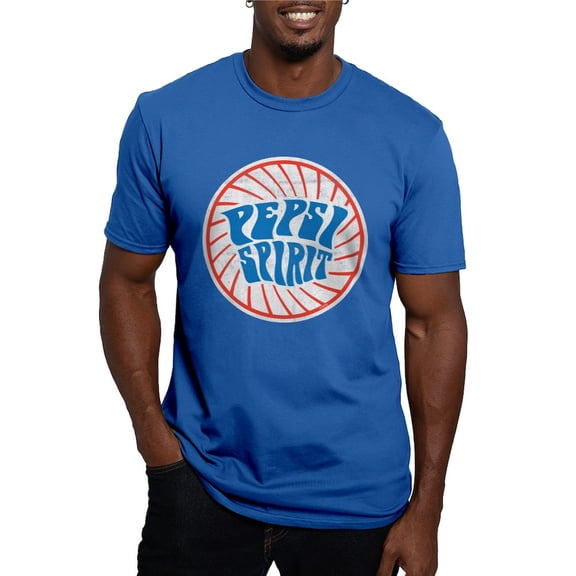 CafePress - Pepsi Spirit Men's Fitted T Shirt (Dark) - Men's Fitted T-Shirt