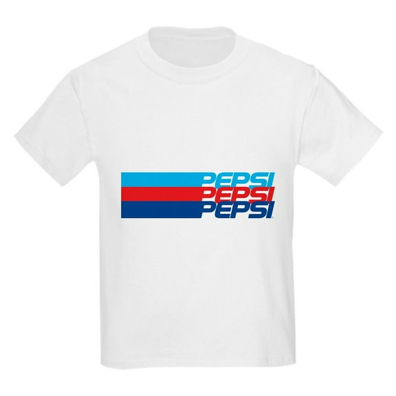 CafePress - Pepsi Striped Kids T Shirt - Light Classic Kids Graphic, Short Sleeve T-Shirt, Sizes XS-XL
