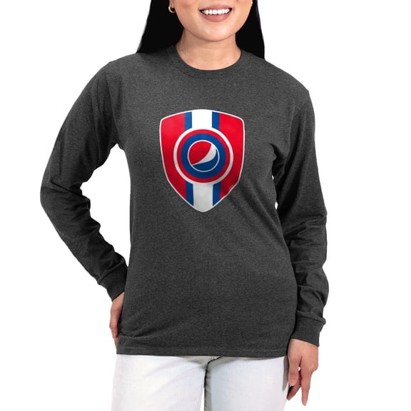 CafePress - Pepsi Varsity Bad Women's Long Sleeve Dark T Shirt - Women's Long Sleeve Graphic Tee Casual Fit