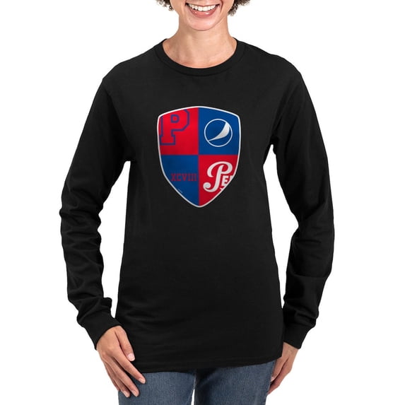 CafePress - Pepsi Varsity Bad Women's Long Sleeve Dark T Shirt - Women's Long Sleeve Graphic Tee Casual Fit