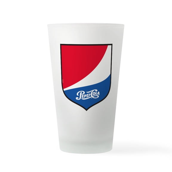 CafePress - Pepsi Varsity Badge 1 - Pint Glass, Drinking Glass, 16 oz. CafePress