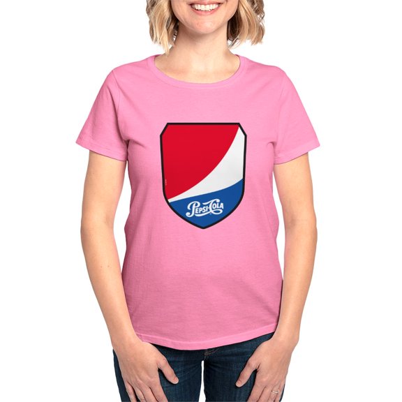 CafePress - Pepsi Varsity Badge 2 Women's Dark T Shirt - Women's Traditional Fit Dark T-Shirt
