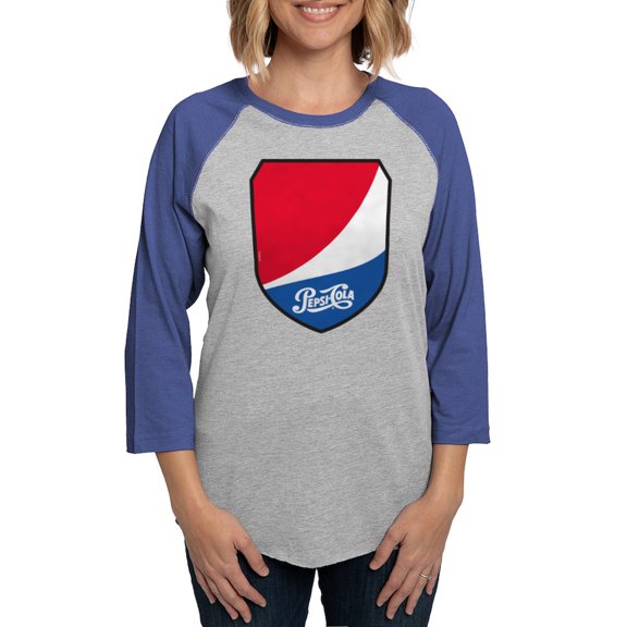 CafePress - Pepsi Varsity Badge 2 - Womens Baseball Tee