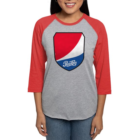 CafePress - Pepsi Varsity Badge 2 - Womens Baseball Tee