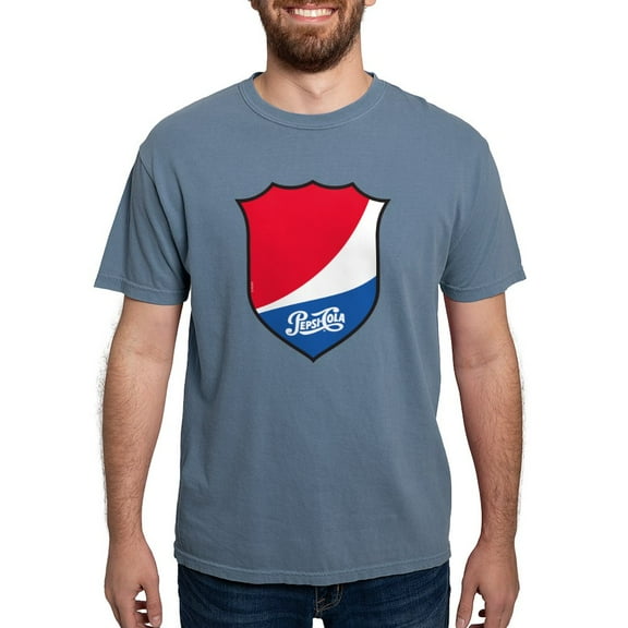 CafePress - Pepsi Varsity Badge 3 - Mens Comfort Colors Shirt