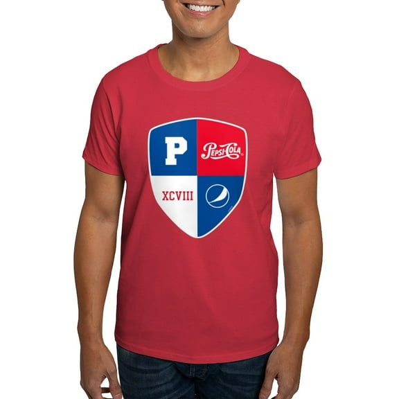 CafePress - Pepsi Varsity Badge 5 T Shirt - Men's Classic Graphic Cotton T-Shirt