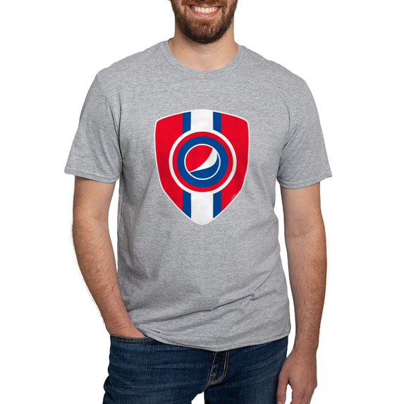 CafePress - Pepsi Varsity Badge 6 Fitted T Shirt - Fitted T-Shirt, Vintage Fit Soft Cotton Tee