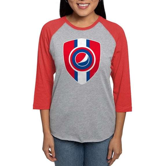 CafePress - Pepsi Varsity Badge 6 - Womens Baseball Tee