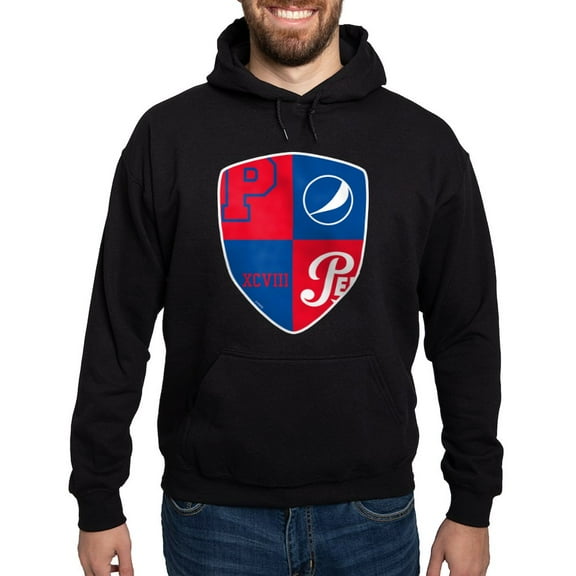 CafePress - Pepsi Varsity Badge 7 Hoodie (Dark) - Pullover Hoodie, Classic, Comfortable Hooded Sweatshirt