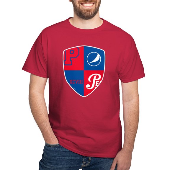 CafePress - Pepsi Varsity Badge 7 Light T Shirt - Men's Classic Graphic Cotton T-Shirt