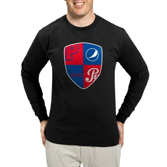 CafePress - Pepsi Varsity Badge 7 Long Sleeve Dark T Shirt - Long Sleeve Dark T-Shirt