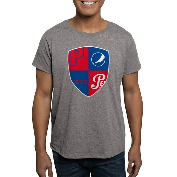 CafePress - Pepsi Varsity Badge 7 Men's Fitted T Shirt (Dark) - Men's Fitted T-Shirt