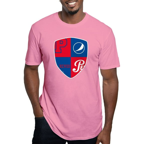 CafePress - Pepsi Varsity Badge 7 Men's Fitted T Shirt (Dark) - Men's Fitted T-Shirt