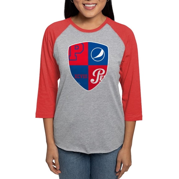 CafePress - Pepsi Varsity Badge 7 - Womens Baseball Tee
