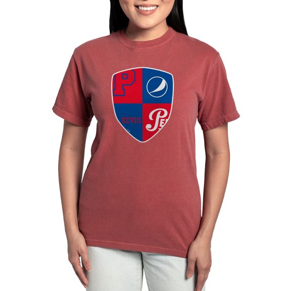 CafePress - Pepsi Varsity Badge 7 Womens Comfort Colors Shirt - Womens Comfort Colors® Shirt