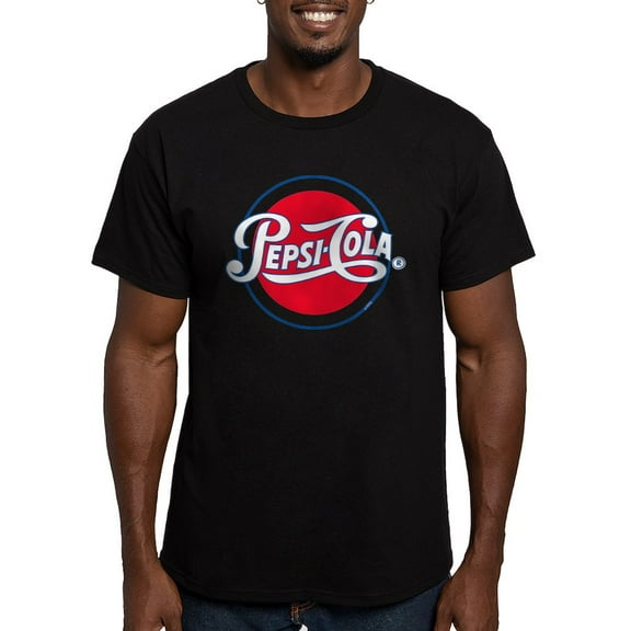 CafePress - Pepsi Varsity Cola Round Fitted T Shirt - Men's Fitted T-Shirt