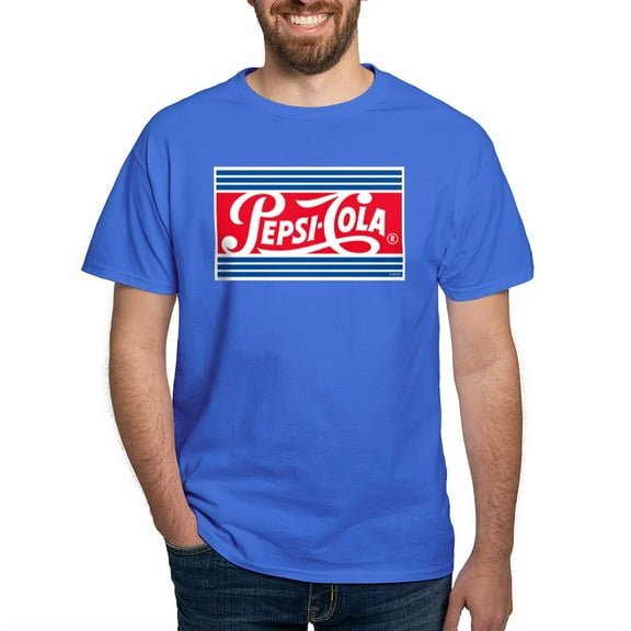 CafePress - Pepsi Varsity Cola Stripe Light T Shirt - Men's Classic Graphic Cotton T-Shirt