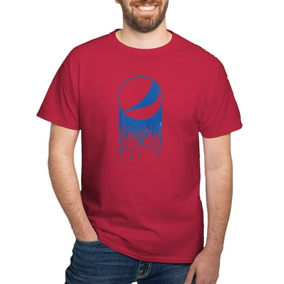 CafePress - Pepsi Varsity Drip Light T Shirt - Men's Classic Graphic Cotton T-Shirt