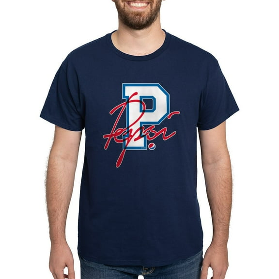 CafePress - Pepsi Varsity Letter Dark T Shirt - Men's Classic Graphic Cotton T-Shirt