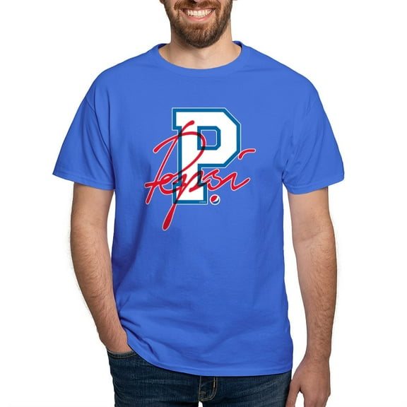 CafePress - Pepsi Varsity Letter Dark T Shirt - Men's Classic Graphic Cotton T-Shirt