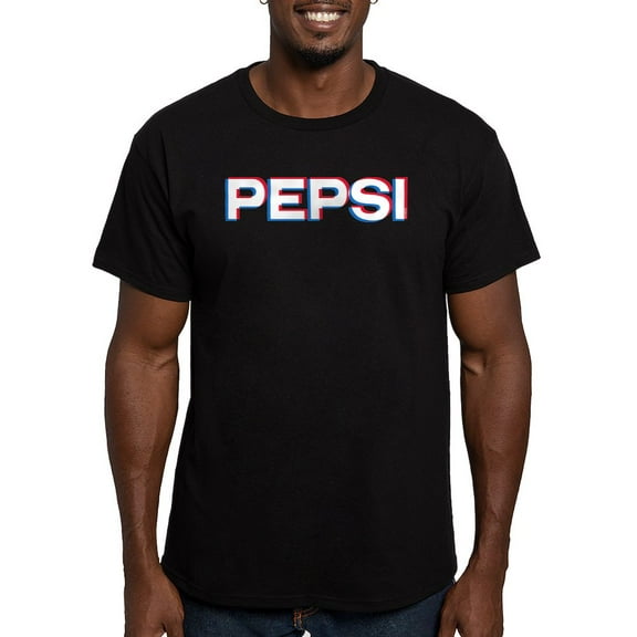 CafePress - Pepsi Varsity Logo Men's Fitted T Shirt (Dark) - Men's Fitted T-Shirt