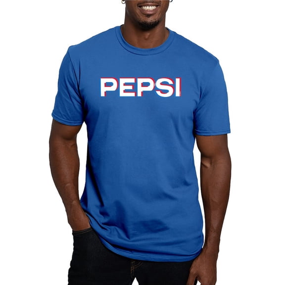 CafePress - Pepsi Varsity Logo Men's Fitted T Shirt (Dark) - Men's Fitted T-Shirt