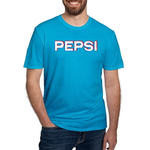 CafePress - Pepsi Varsity Logo Men's Fitted T Shirt (Dark) - Men's Fitted T-Shirt