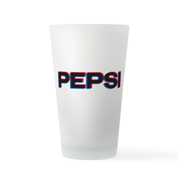 CafePress - Pepsi Varsity Logo - Pint Glass, Drinking Glass, 16 oz. CafePress