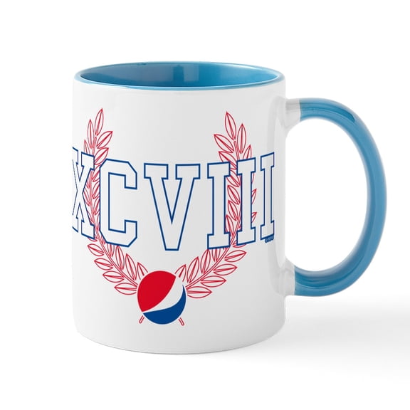 CafePress - Pepsi Varsity Numerals - 11 oz Ceramic Mug - Novelty Coffee Tea Cup