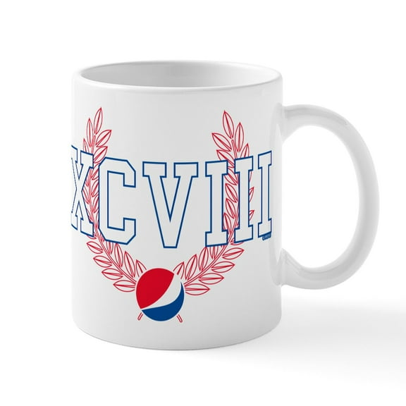 CafePress - Pepsi Varsity Numerals - 11 oz Ceramic Mug - Novelty Coffee Tea Cup
