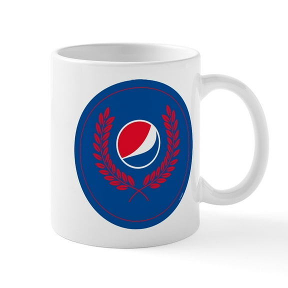 CafePress - Pepsi Varsity Round Logo - 11 oz Ceramic Mug - Novelty Coffee Tea Cup