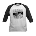 thumbnail image 1 of CafePress - Pepsi Warped Kids Baseball T Shirt - Kids Cotton Baseball Jersey, 3/4 Sleeve Shirt, 1 of 4