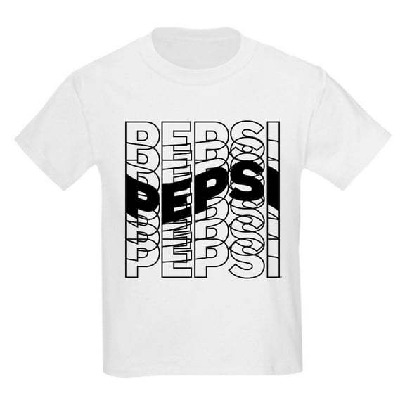 CafePress - Pepsi Warped Kids T Shirt - Light Classic Kids Graphic, Short Sleeve T-Shirt, Sizes XS-XL