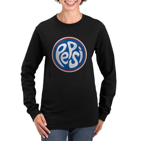 CafePress - Pepsi Women's Long Sleeve Dark T Shirt - Women's Long Sleeve Graphic Tee Casual Fit